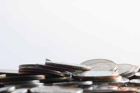 Money,  business, finance, coins, stock of coin concept deposit.の写真素材