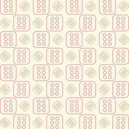 Seamless vector pattern. Modern stylish texture. Geometric linear ornament.のイラスト素材