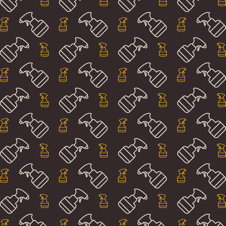 Seamless pattern with hand sanitizer. Vector illustration.のイラスト素材