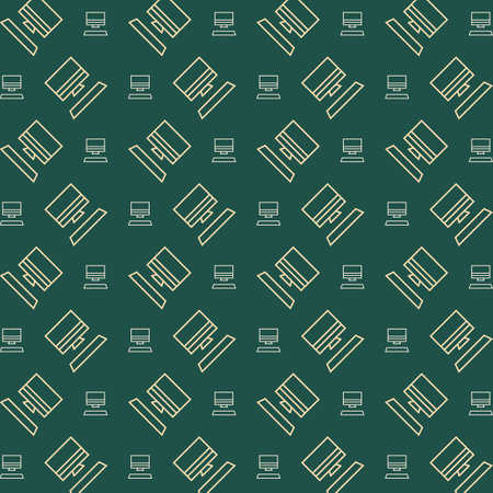 Computer vector design repeating trendy pattern illustration backgroundのイラスト素材