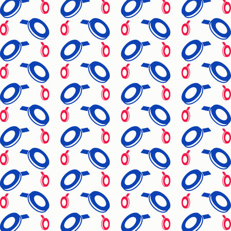 Seamless pattern with toilet paper. Vector illustration. Eps 10のイラスト素材