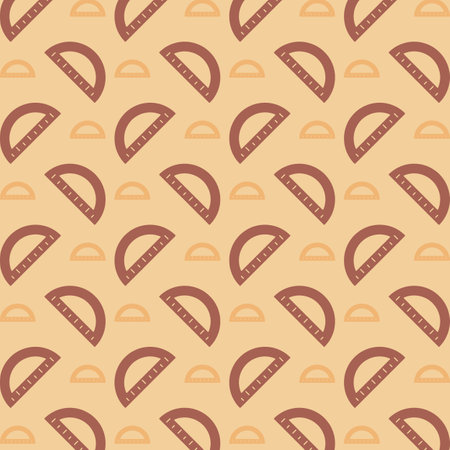 Ruler Seamless Pattern. Vector Illustration. EPS10のイラスト素材