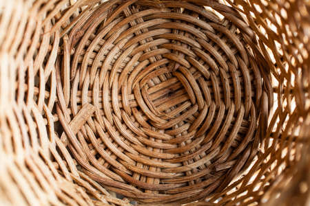 wicker made from rattanの写真素材