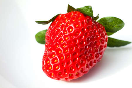 texture and detail from strawberry.の写真素材