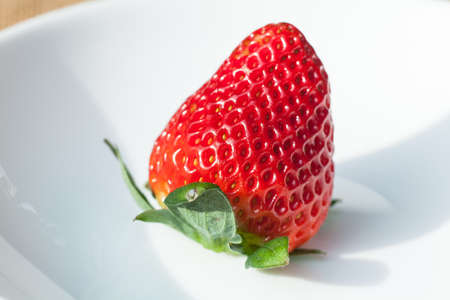 texture and detail from strawberry.の写真素材