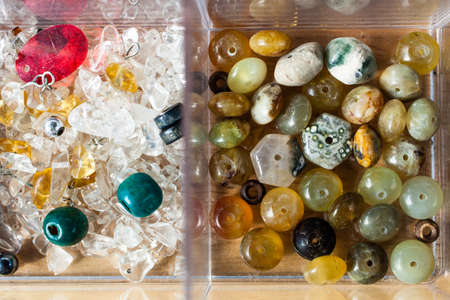 mixed beads for accessories made.の写真素材