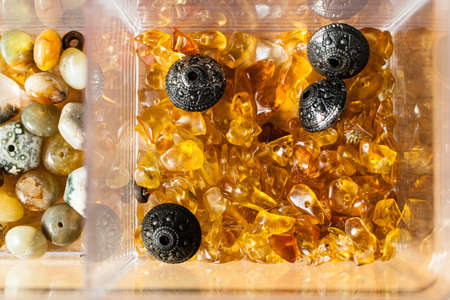 mixed beads for accessories made.の写真素材