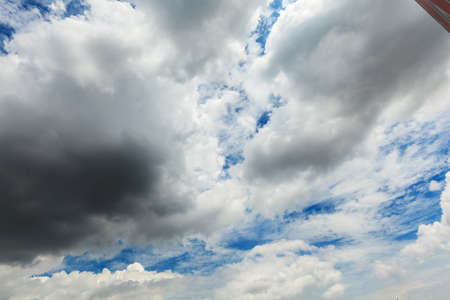 blue sky with cloud background.の写真素材