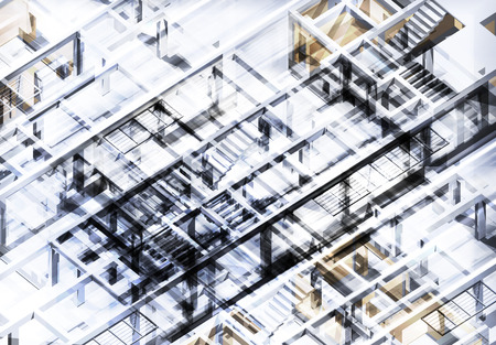 Architecture Abstract Background - Stock Imageの写真素材