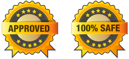 Security Label - Illustration as EPS 10 Fileのイラスト素材