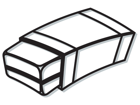 Eraser - Illustration as EPS 10 Fileのイラスト素材