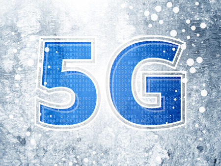 5G Technology Abstract as JPG Fileの写真素材