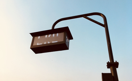 LED Display Sign Post as JPG Fileの写真素材