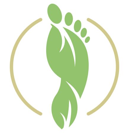 Carbon Footprint Icon as EPS 10 Fileのイラスト素材