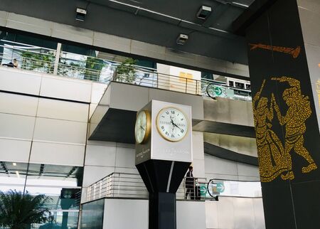 Clock View at Terminal 3 Delhi International Airport, New Delhi - 25th October 2019