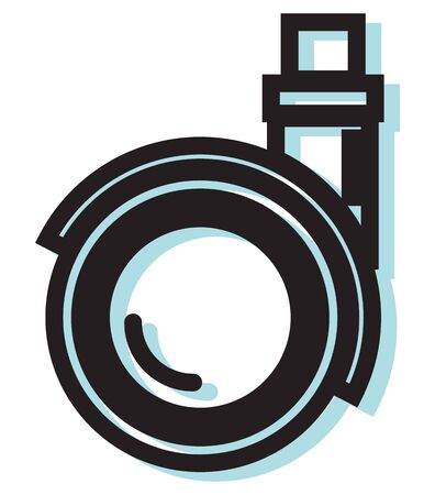 Caster Wheel Illustration EPS 10 Fileのイラスト素材