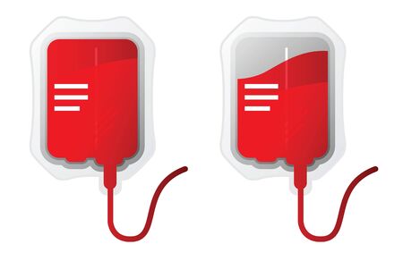 Blood Bag stock illustration as EPS 10 Fileのイラスト素材