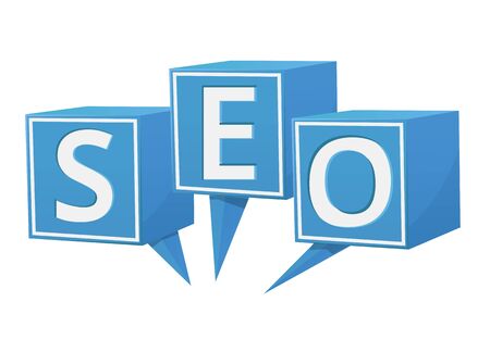 SEO - Search Engine Optimization stock illustration as EPS 10 Fileのイラスト素材