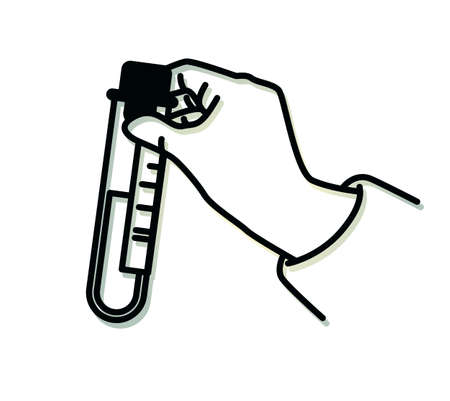 Serologic Test (Antibody) - Iconのイラスト素材