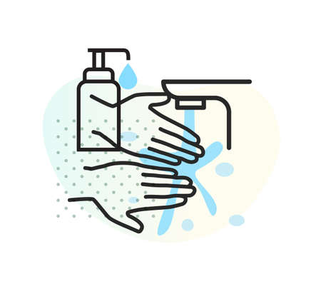 Hygiene - Handwash Stock Icon as EPS 10 Fileのイラスト素材