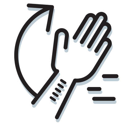 Allergy Testing Reaction Iconのイラスト素材
