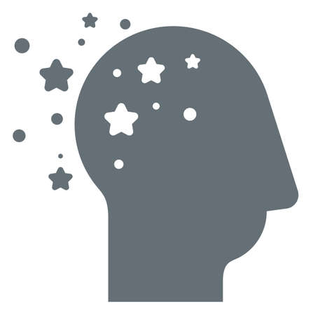 Alzheimer's Disease Iconのイラスト素材