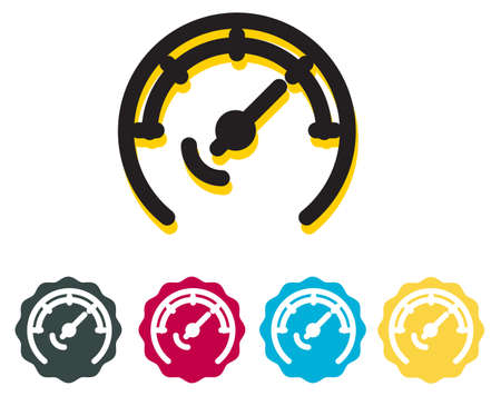 Performance Meter Icon as EPS 10 File.