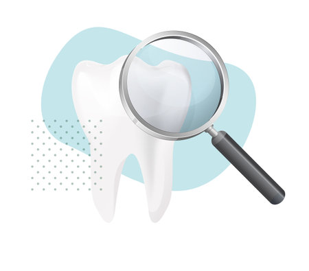 White Teeth - Dental Checkup - Icon stock illustrationのイラスト素材