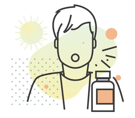 Impact - Long Symptoms - Iconのイラスト素材