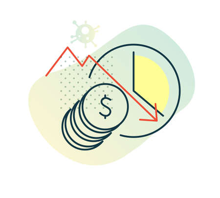 Impact on Finance Efficiency - Illustrationのイラスト素材