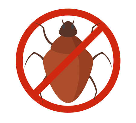 Pest Control - Bed Bug Icon as EPS 10 Fileのイラスト素材