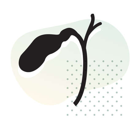 Gall Bladder Icon Stock Illustrationのイラスト素材