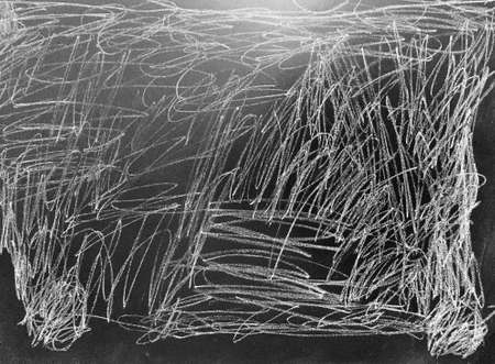 Abstract Chalk Scribbles on Blackboard  as stock photo JPG Fileの写真素材