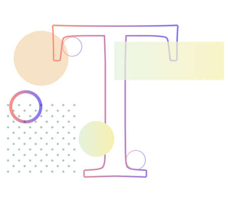 Design Thinking - Typography -  Icon as EPS 10 Fileのイラスト素材