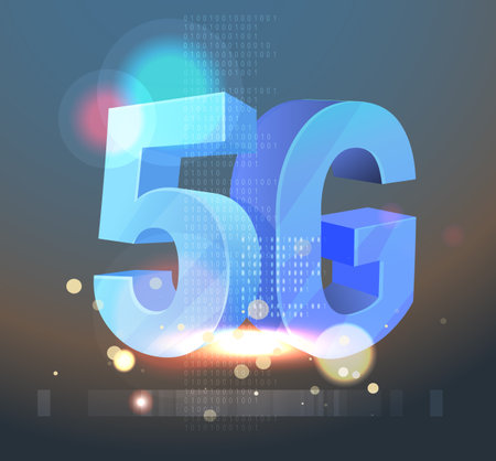 5G Technology Abstract Illustration as EPS 10 File