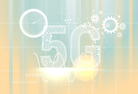 5G Technology Abstract Illustration as EPS 10 File