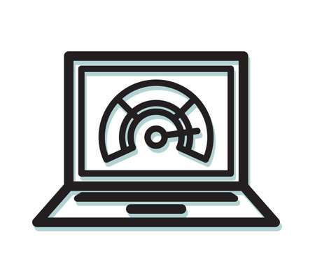 Computer Performance Icon as EPS 10 Fileのイラスト素材