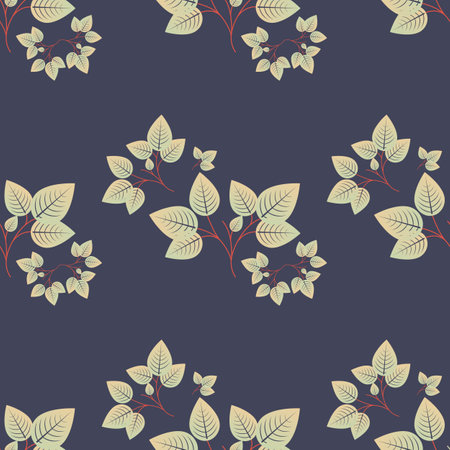 Seamless Abstract Leaf Pattern - Stock Illustration as EPS 10 Fileのイラスト素材