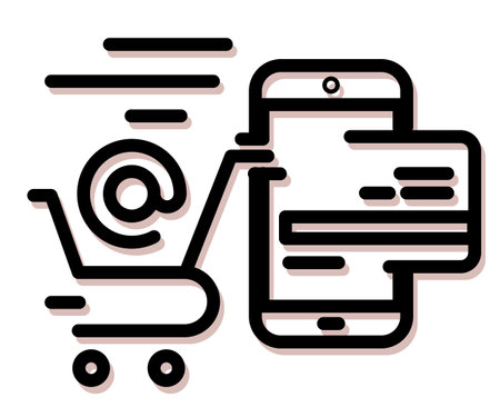 E-Commerce Solution Icon as EPS 10 Fileのイラスト素材