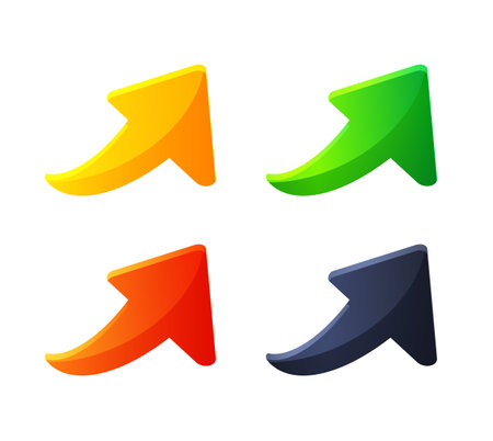 Arrow Shape Icon - Illustration as EPS 10 Fileのイラスト素材
