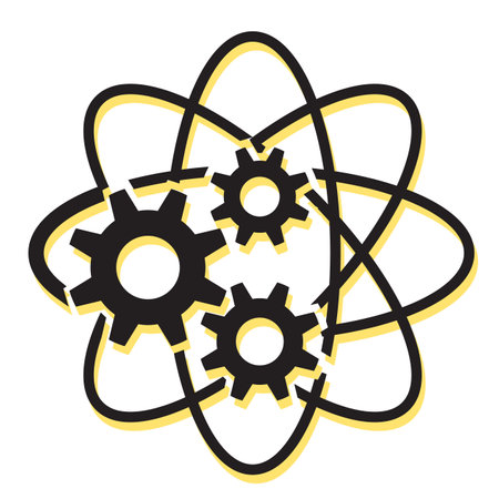 Gear Process Icon as EPS 10 Fileのイラスト素材