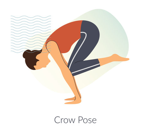 Yoga Pose - Healthy Living  - Illustration as EPS 10 Fileのイラスト素材