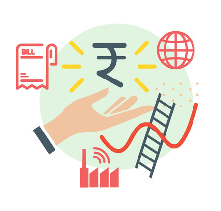 Enabling Growth via Funding - Illustration as EPS 10 Fileのイラスト素材