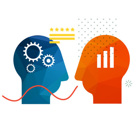 Team Competence - Operations and Finance - Illustration as EPS 10 Fileのイラスト素材