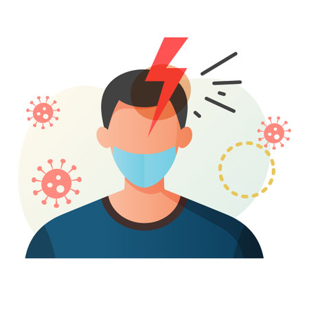 Headache - Symptom Iconのイラスト素材