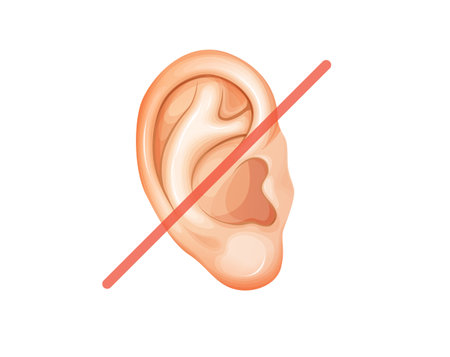 Human Ear - Hearing Loss - Stock Illustration  as EPS 10 Fileのイラスト素材