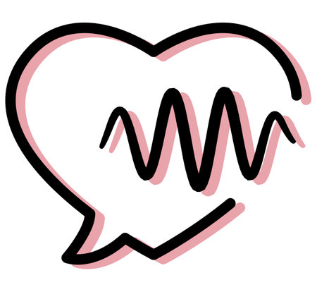 Discuss Heart Care - Icon as EPS 10 File.のイラスト素材