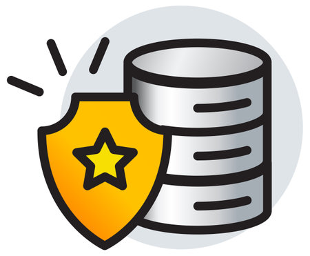 Database Security Icon as EPS 10 Fileのイラスト素材