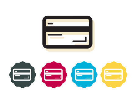 Credit Card Icon - Payment Services - Stock Illustration as EPS 10 Fileのイラスト素材