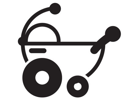 Baby Cart - Stock Icon EPS 10 Fileのイラスト素材